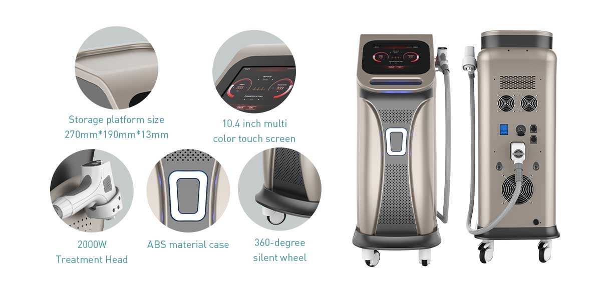 Diode 808 Laser Hair Removal Machine of China